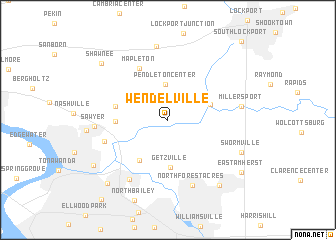 map of Wendelville