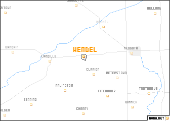 map of Wendel