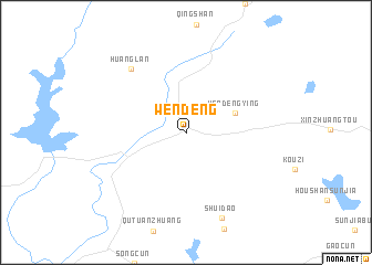 map of Wendeng