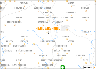 map of Wendens Ambo