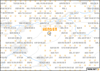 map of Wenden