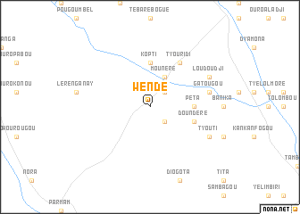 map of Wendé