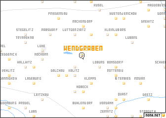 map of Wendgräben