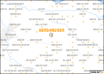 map of Wendhausen