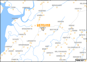 map of Wendima