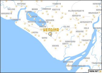 map of Wendima