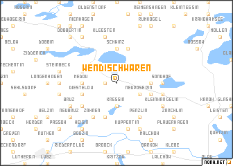 map of Wendisch Waren