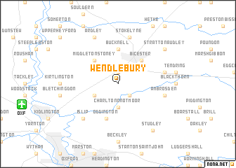 map of Wendlebury