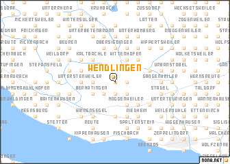 map of Wendlingen