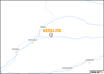 map of Wendling