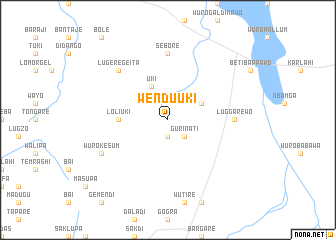 map of Wendu Uki
