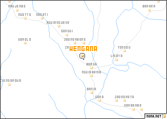 map of Wengana