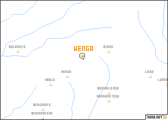 map of Wenga