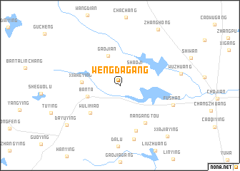 map of Wengdagang