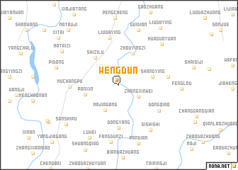 map of Wengdun