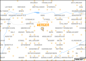 map of Wengen