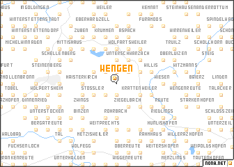 map of Wengen