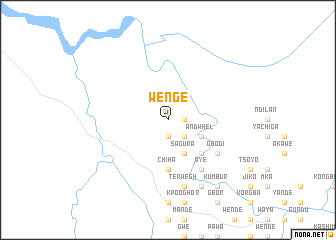 map of Wenge