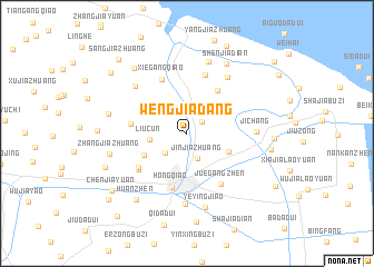 map of Wengjiadang