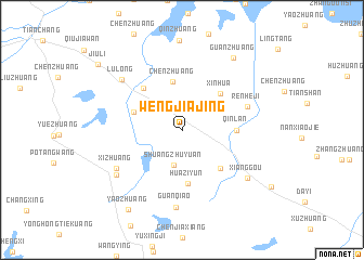 map of Wengjiajing