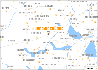 map of Wengjiazhuang