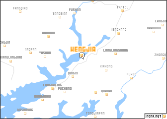 map of Wengjia