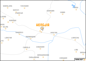 map of Wengjia