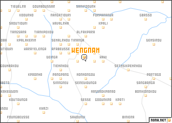 map of Wengnam