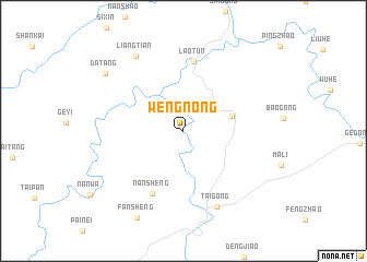 map of Wengnong