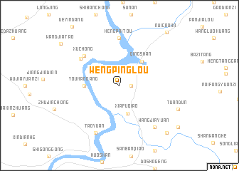 map of Wengpinglou