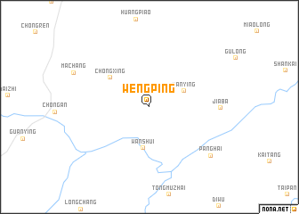 map of Wengping