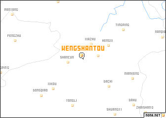 map of Wengshantou