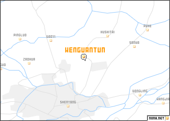 map of Wenguantun