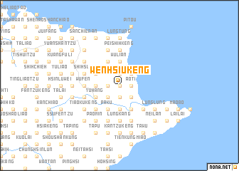 map of Wen-hsiu-k\