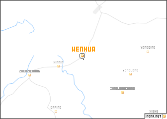 map of Wenhua