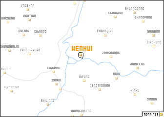 map of Wenhui