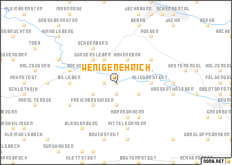 map of Wenigenehrich