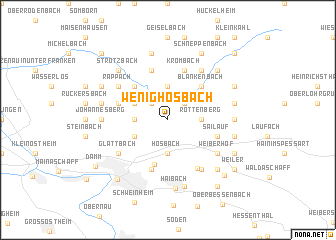 map of Wenighösbach