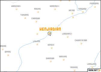 map of Wenjiadian