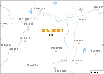 map of Wenjiadian