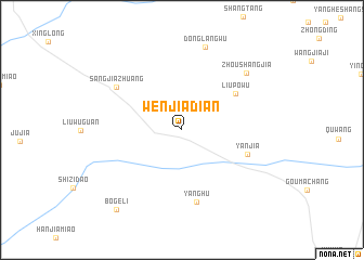 map of Wenjiadian