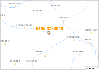 map of Wenjiazhuang