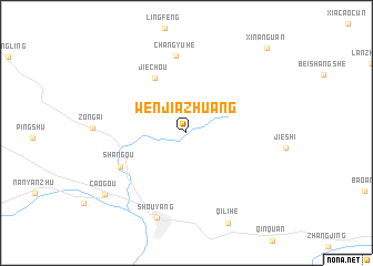 map of Wenjiazhuang