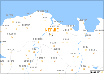 map of Wenjie