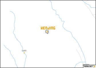 map of Wenjing