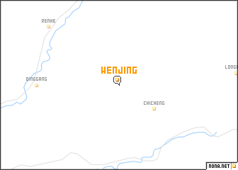 map of Wenjing