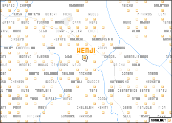 map of Wenjī