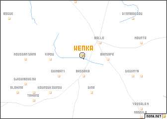 map of Wenka