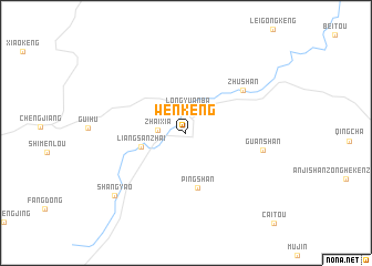 map of Wenkeng