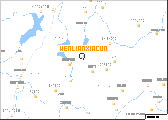 map of Wenlianxiacun